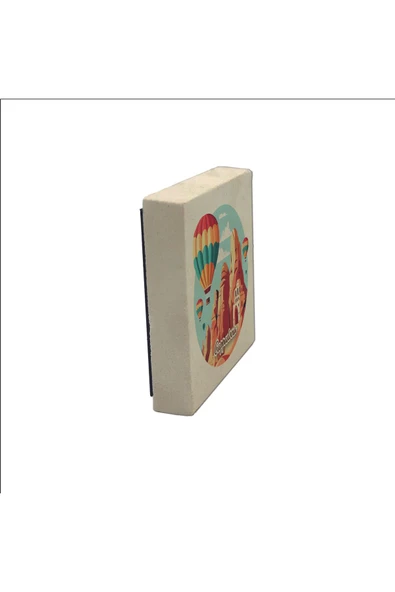 Kapadokya Baskılı Taş Magnet 5X5 - Resim 4