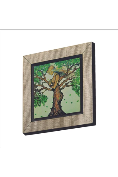 Ağaç Kadın Baskılı MDF Magnet 7X7 ürün görseli 1