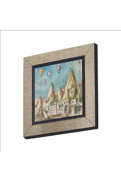 Kapadokya Baskılı MDF Magnet 7X7 ürün görseli 1