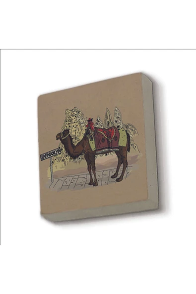Kapadokya Baskılı Taş Magnet 5X5 ürün görseli 1