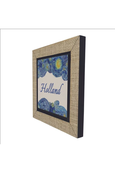 Hollanda Görseli Baskılı MDF Magnet 7X7 - Resim 5