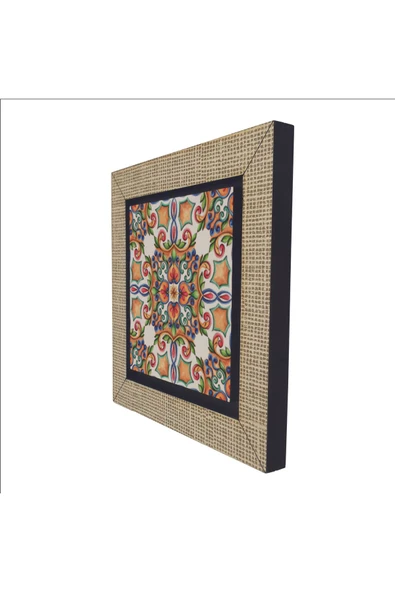 İtalyan Deseni Baskılı MDF Magnet 7X7 - Resim 5