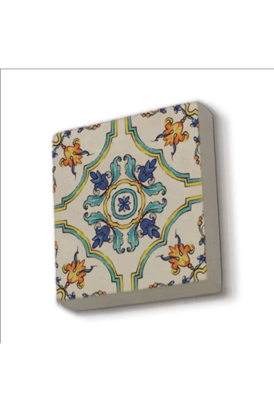 İtalyan Deseni Baskılı Taş Magnet 5X5 ürün görseli 1