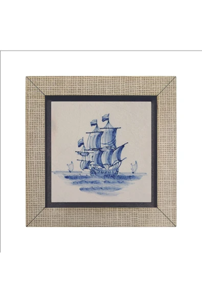 Hollanda Deseni Baskılı MDF Magnet 7X7 - Resim 4