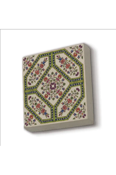 İtalyan Deseni Baskılı Taş Magnet 5X5 ürün görseli 1
