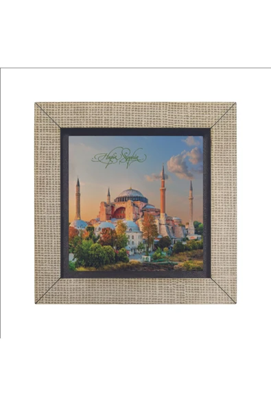 Ayasofya Camii  Baskılı MDF Magnet 7X7 - Resim 4
