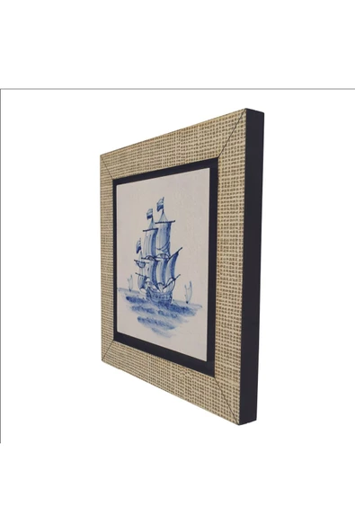 Hollanda Deseni Baskılı MDF Magnet 7X7 - Resim 5