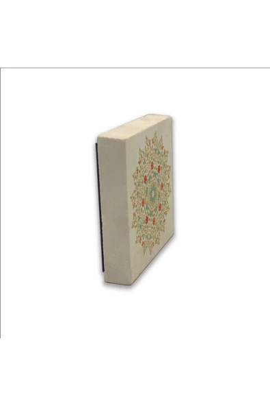 Rumi Desen Baskılı Taş Magnet 5X5 - Resim 4