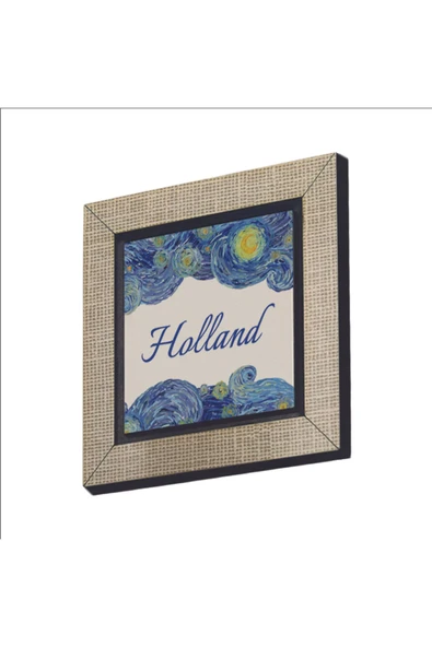 Hollanda Görseli Baskılı MDF Magnet 7X7 ürün görseli 1