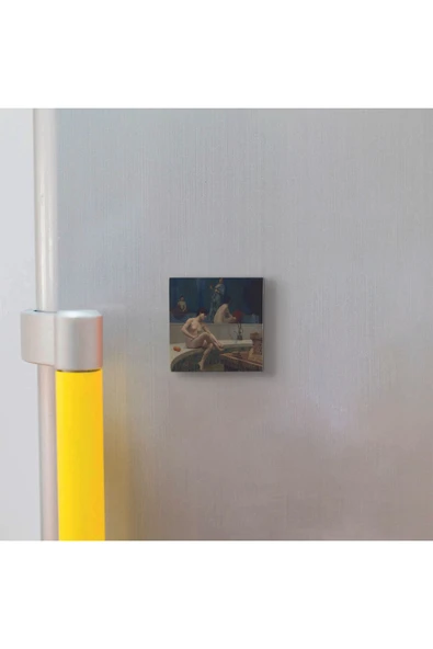 Hamam Baskılı Taş Magnet 5X5 - Resim 3