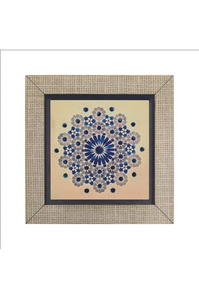 Geometrik Desen Baskılı MDF Magnet 7X7 - Resim 4