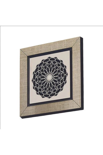Yuvarlak Rumi Desen Baskılı MDF Magnet 7X7 ürün görseli 1