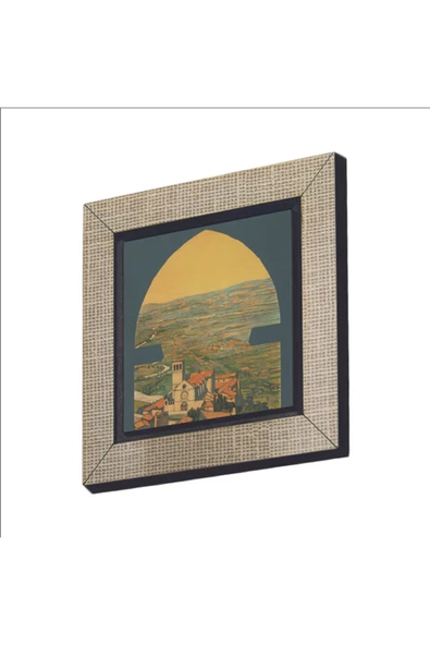 İtalya Görseli Baskılı MDF Magnet 7X7 ürün görseli 1