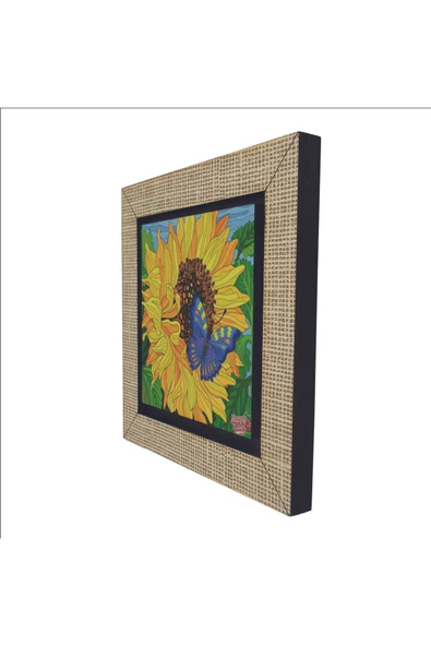 Kelebek Baskılı MDF Magnet 7X7 - Resim 5