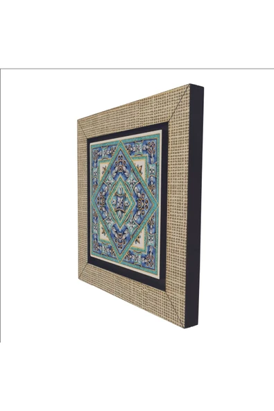 İtalyan Deseni Baskılı MDF Magnet 7X7 - Resim 5