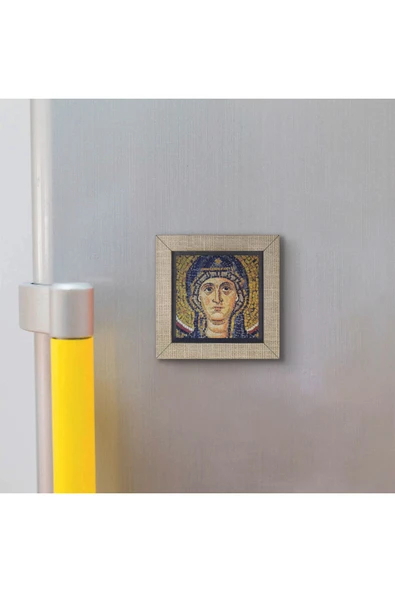 Meryem Görseli Baskılı MDF Magnet 7X7 - Resim 3