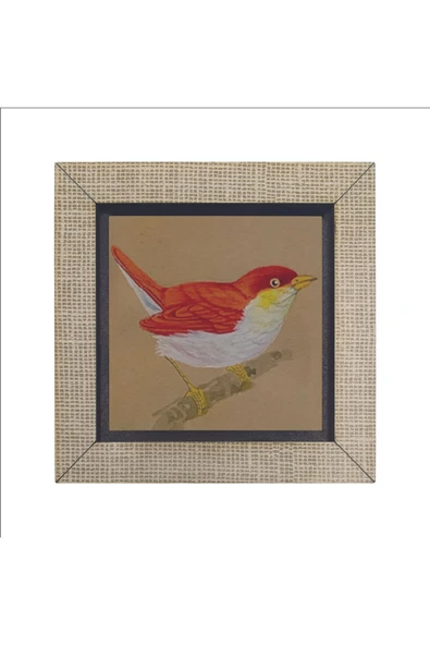 Kuş Baskılı MDF Magnet 7X7 - Resim 4