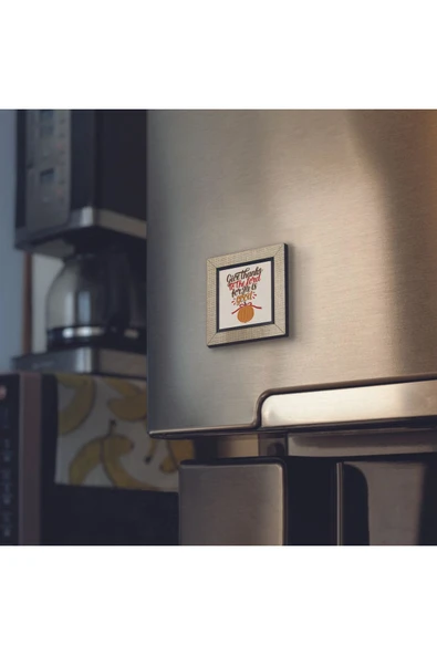Zebur 107:1 Baskılı MDF Magnet 7X7 - Resim 2