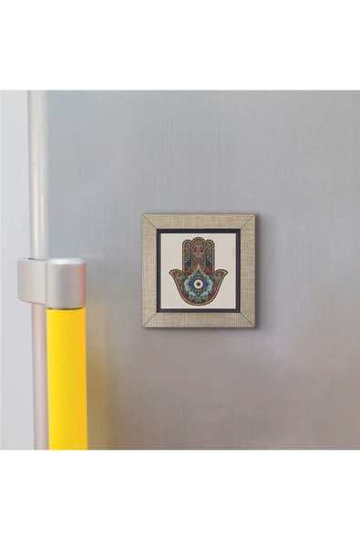 Fatıma’nın Eli Baskılı MDF Magnet 7X7 - Resim 2