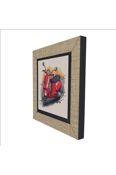 İtalya Görseli Baskılı MDF Magnet 7X7 - Resim 5
