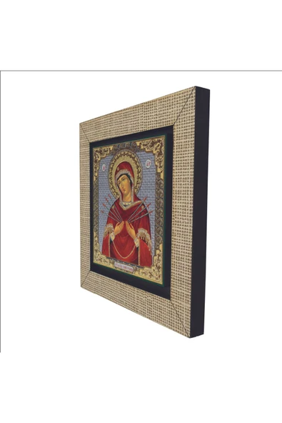 Meryem Görseli Baskılı MDF Magnet 7X7 - Resim 5