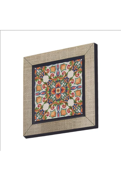 İtalyan Deseni Baskılı MDF Magnet 7X7 ürün görseli 1
