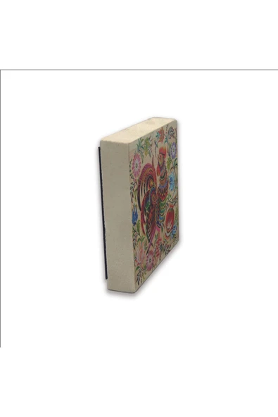 Horoz Baskılı Taş Magnet 5X5 - Resim 4