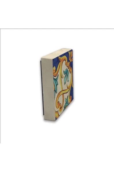 İtalyan Deseni Baskılı Taş Magnet 5X5 - Resim 4