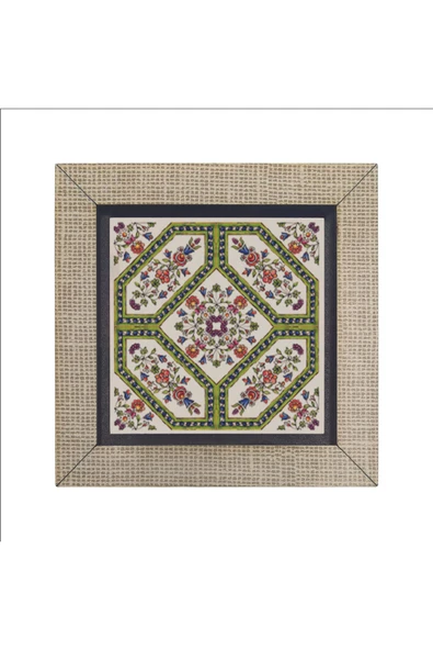 İtalyan Deseni Baskılı MDF Magnet 7X7 - Resim 4
