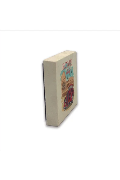 Roma Görseli Baskılı Taş Magnet 5X5 - Resim 4