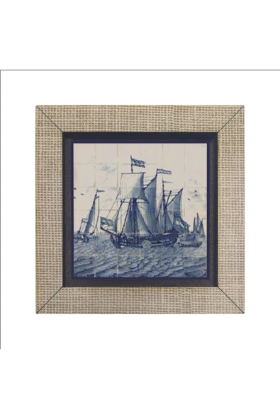 Hollanda Deseni Baskılı MDF Magnet 7X7 - Resim 4