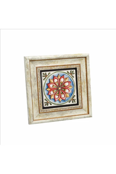 İtalyan Deseni Baskılı Taş Tablo 20x20 ürün görseli 1