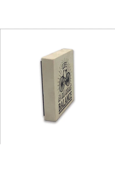 Bisklet Görseli Baskılı Taş Magnet 5X5 - Resim 4