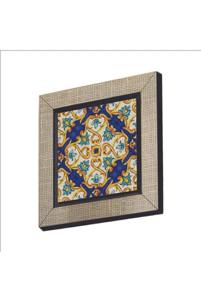 İtalyan Deseni Baskılı MDF Magnet 7X7 ürün görseli 1