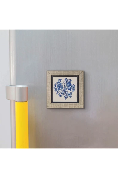 Hollanda Deseni Baskılı MDF Magnet 7X7 - Resim 3