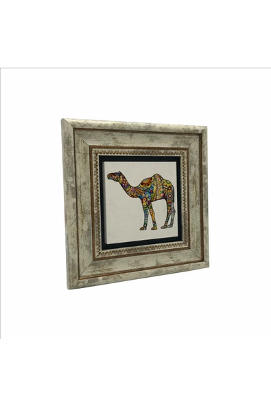Deve Baskılı Taş Tablo 20x20 - Resim 4