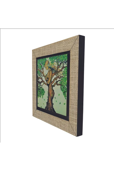 Ağaç Kadın Baskılı MDF Magnet 7X7 - Resim 5