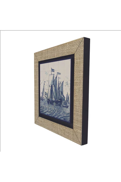Hollanda Deseni Baskılı MDF Magnet 7X7 - Resim 5