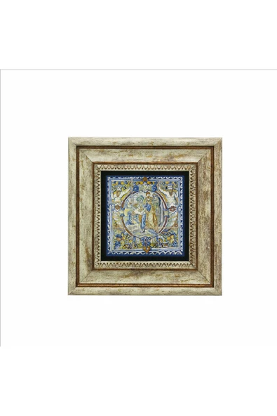 Hollanda Çinisi Baskılı Taş Tablo 20x20 - Resim 2