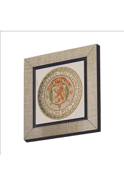 Hollanda Aslanı-1919 Baskılı MDF Magnet 7X7 ürün görseli 1
