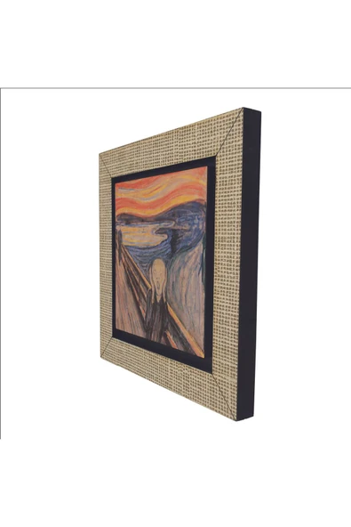 Çığlık (Edvard Munch, 1893) Baskılı MDF Magnet 7X7 - Resim 5