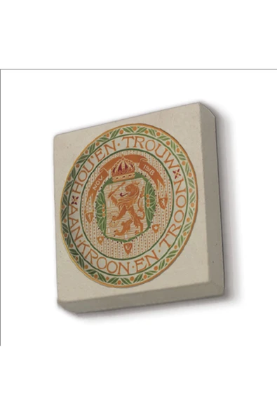 Hollanda Aslanı-1919 Baskılı Taş Magnet 5X5 ürün görseli 1