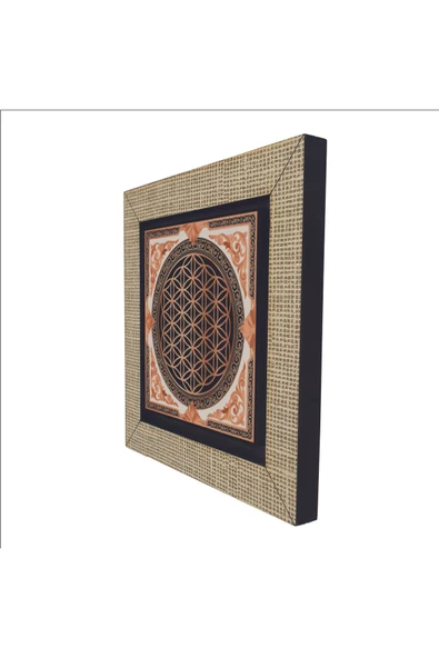 Yaşam Çiçeği Baskılı MDF Magnet 7X7 - Resim 5