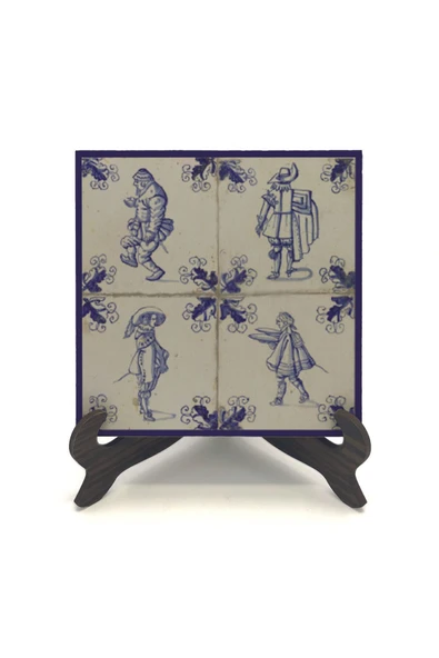 Hollanda Deseni Baskılı MDF Masaüstlük 10X10 - Resim 2