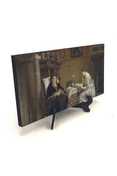 Pazar Sabahı (Hendrik Jacobus Scholten) Baskılı MDF Masaüstlük 10X20 ürün görseli 1