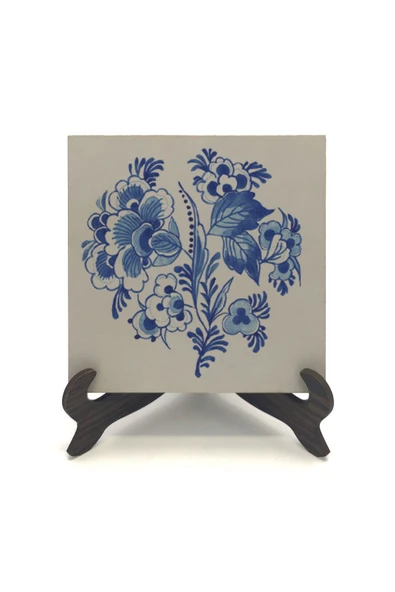 Hollanda Deseni Baskılı MDF Masaüstlük 10X10 - Resim 2