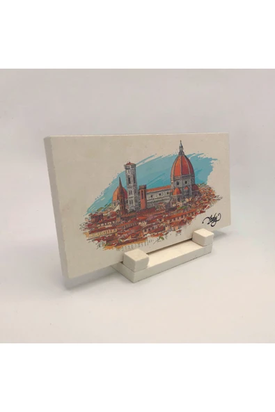 İtalya Baskılı Taş Masaüstlük 10X20 - Resim 2