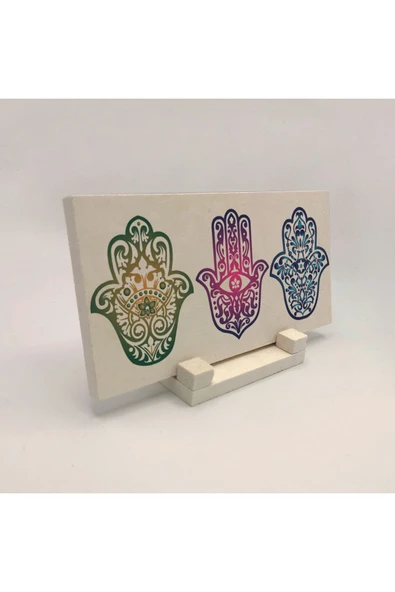 Desen Baskılı Taş Masaüstlük 10X20 - Resim 2