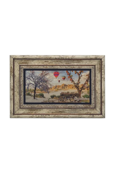Kapadokya Baskılı Taş Tablo 20x30 - Resim 2