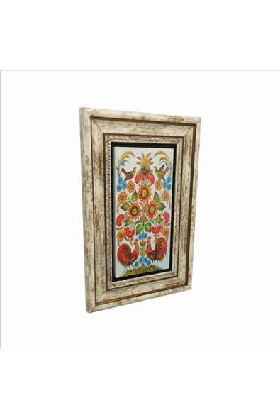 Horoz Baskılı Taş Tablo 20x30 ürün görseli 1